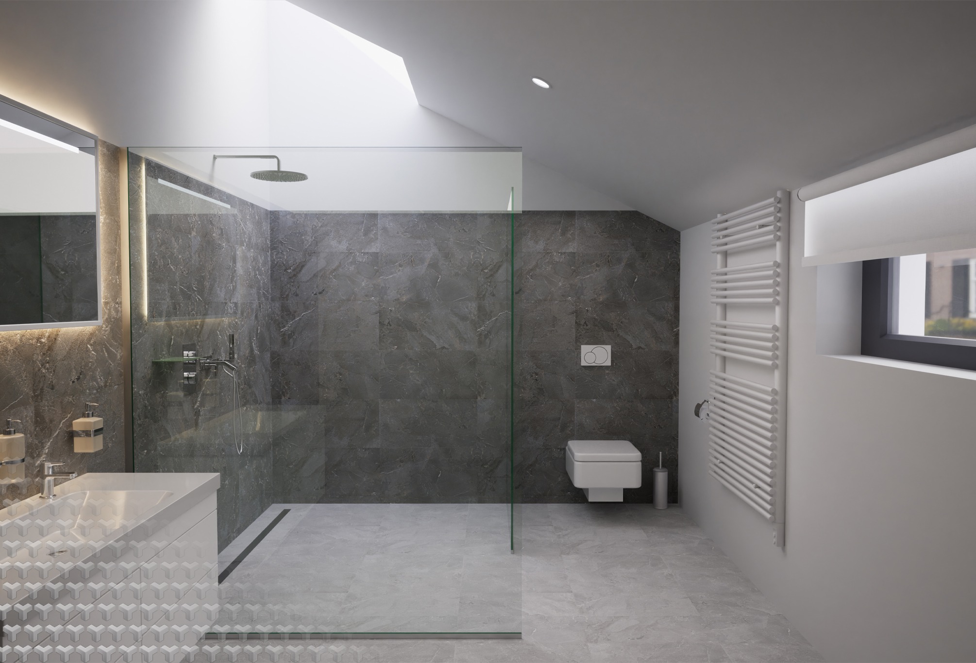 Bathroom interior visual