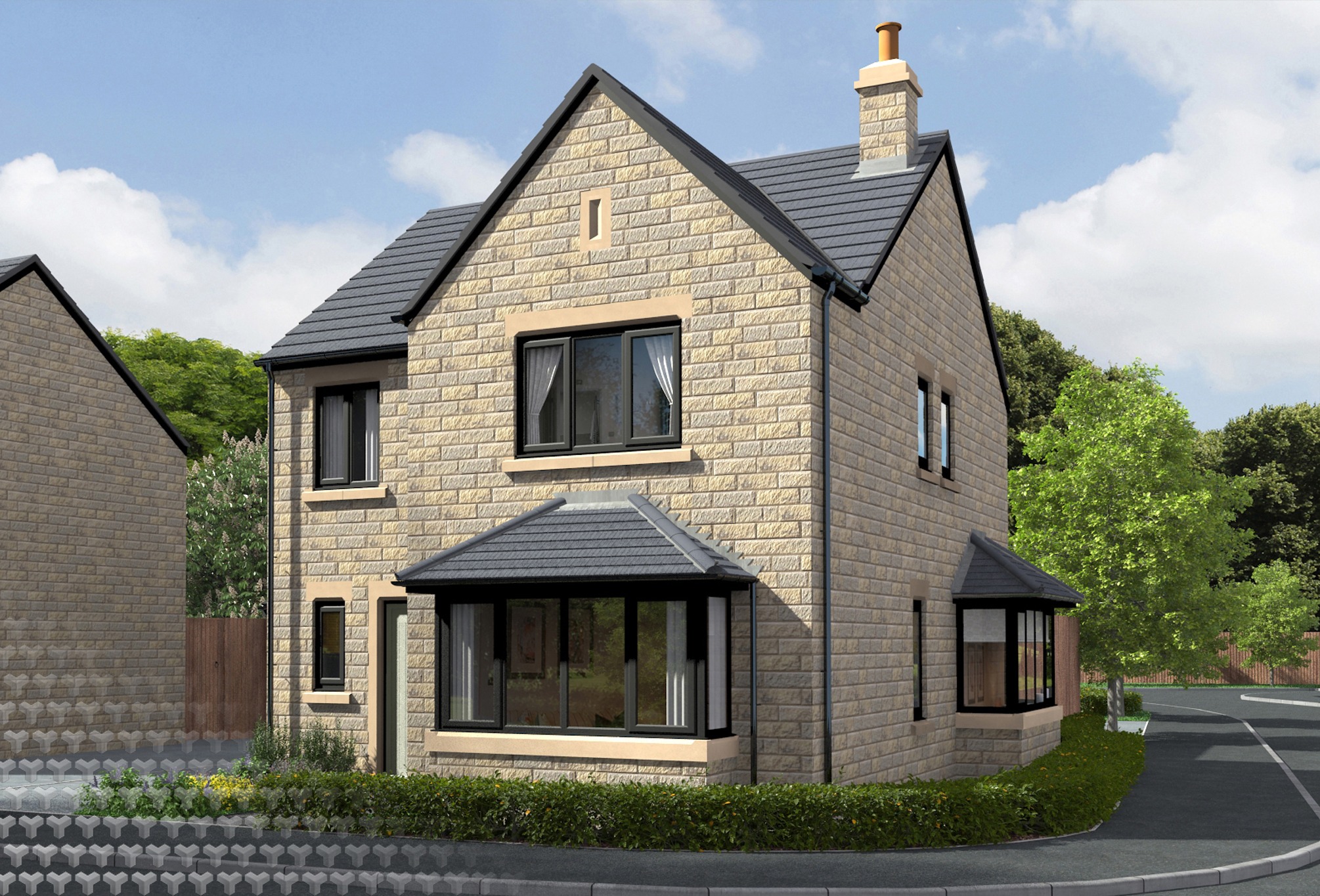 Wrenbury at High Hill View — architectural visualisation