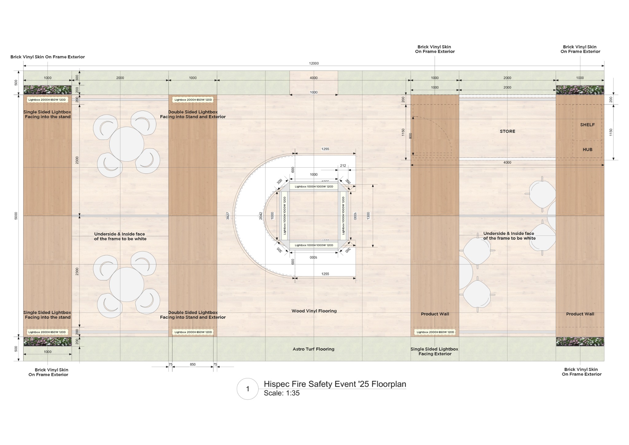 Hispec — Floorplan · Technical Drawing
