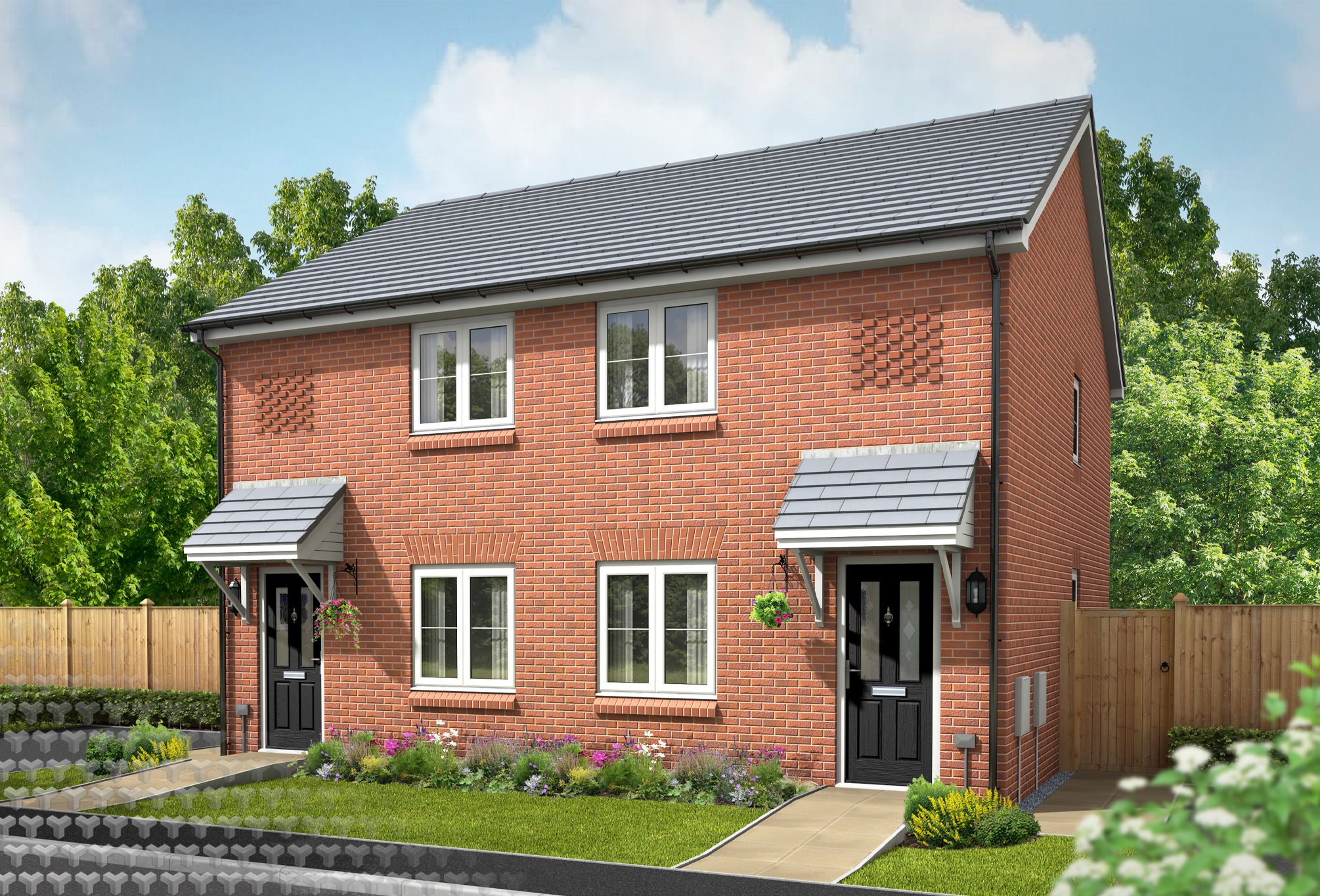 Candlewood at Kingsley Manor — residential exterior CGI