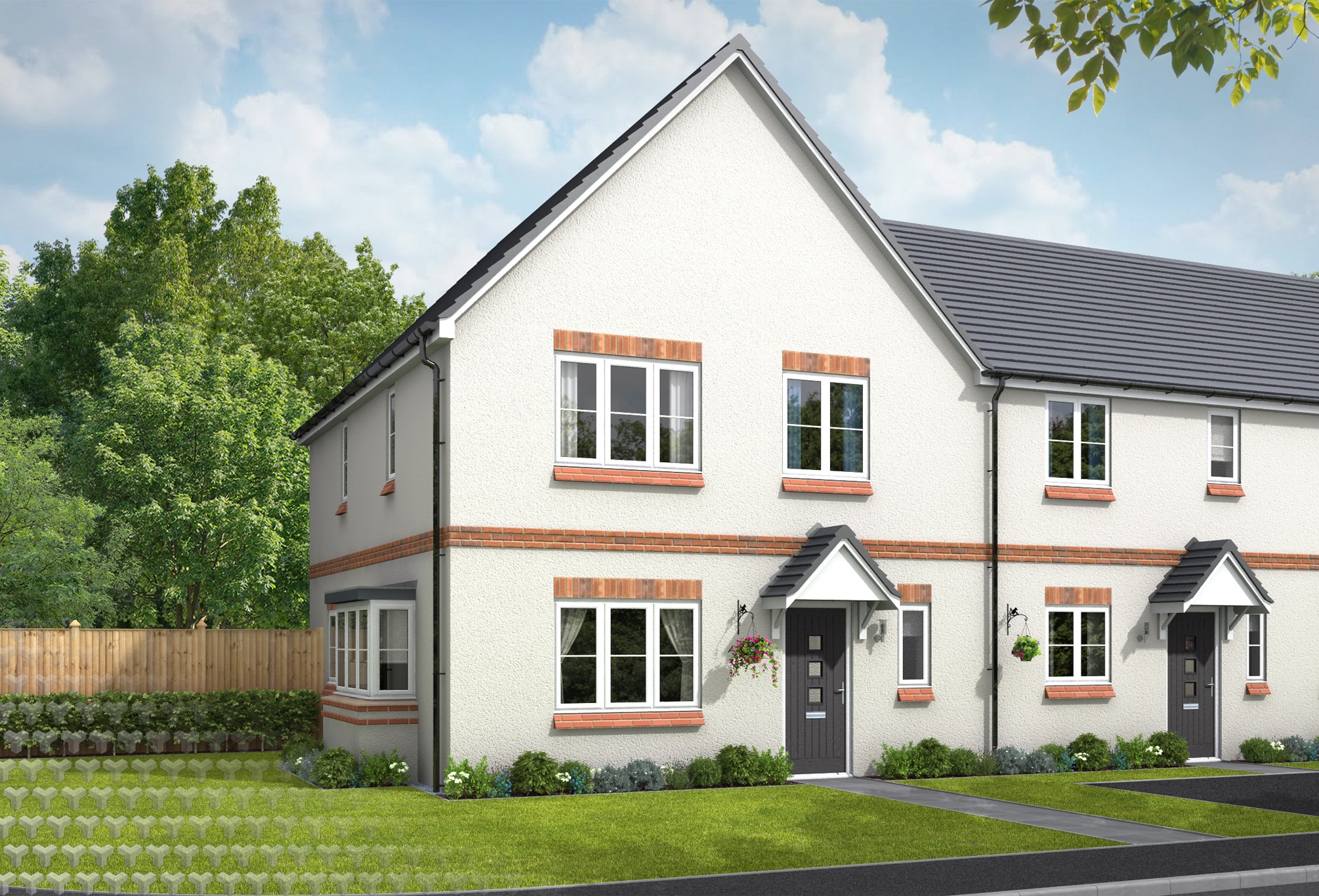 Harrier Traditional at Moss Nook — residential exterior CGI