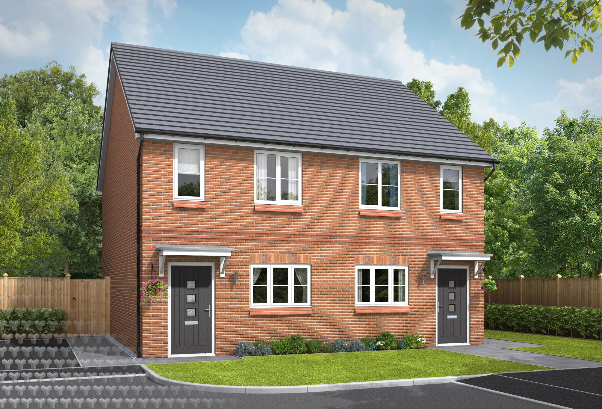 Sparrow Traditional at Moss Nook — residential exterior CGI