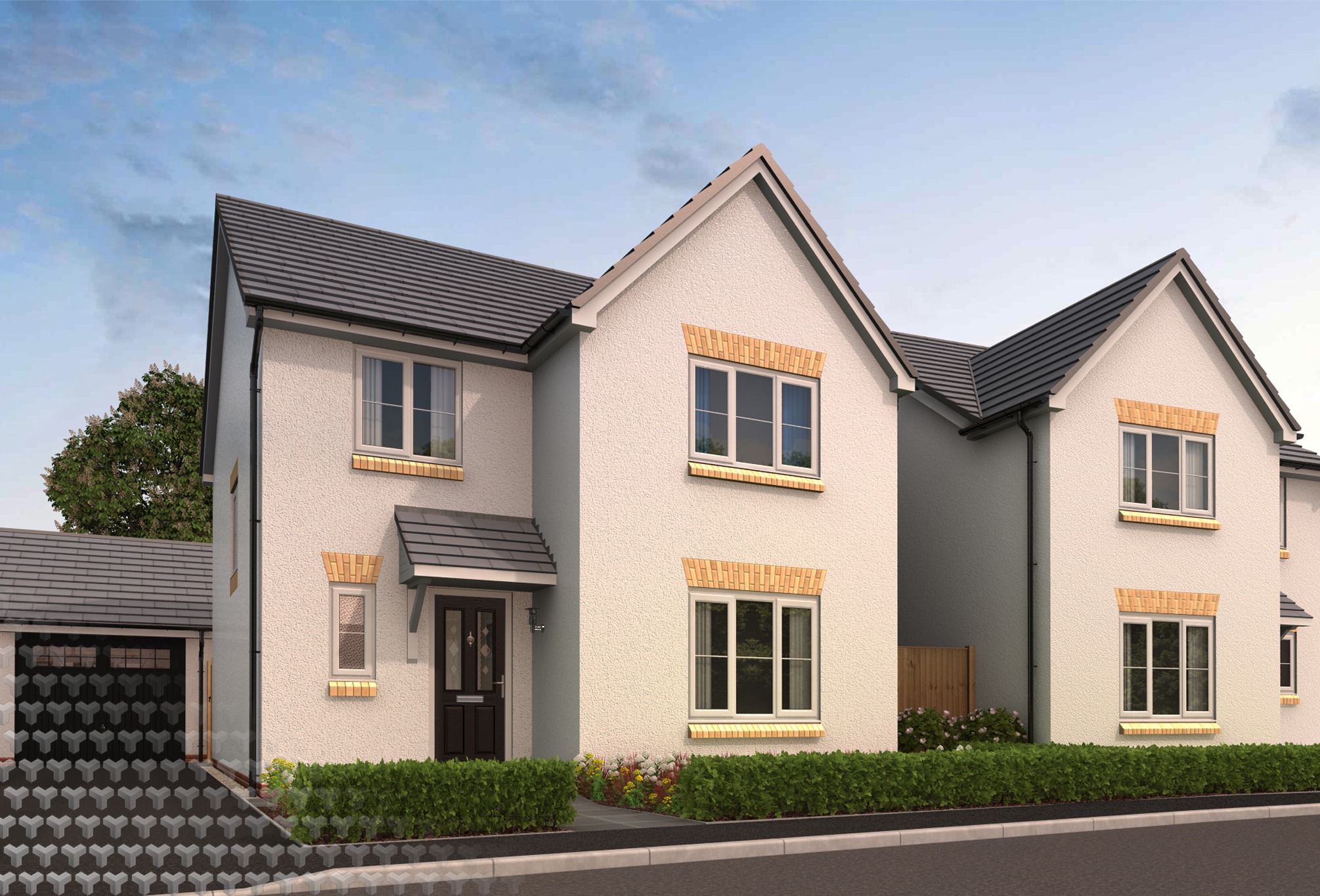Hawthorn at Shropshire Heights — residential exterior CGI
