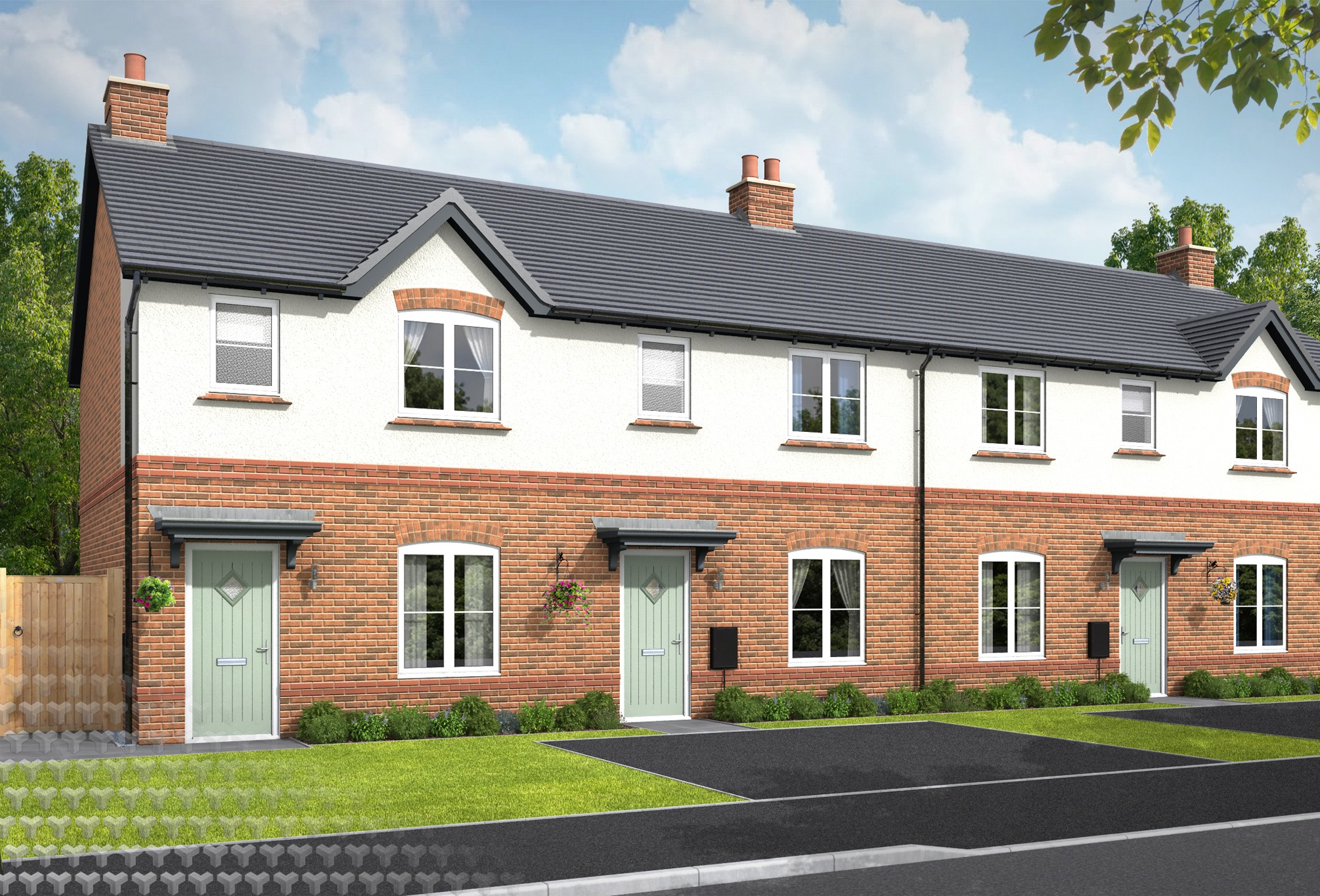 Formby at The Oaks — residential exterior CGI