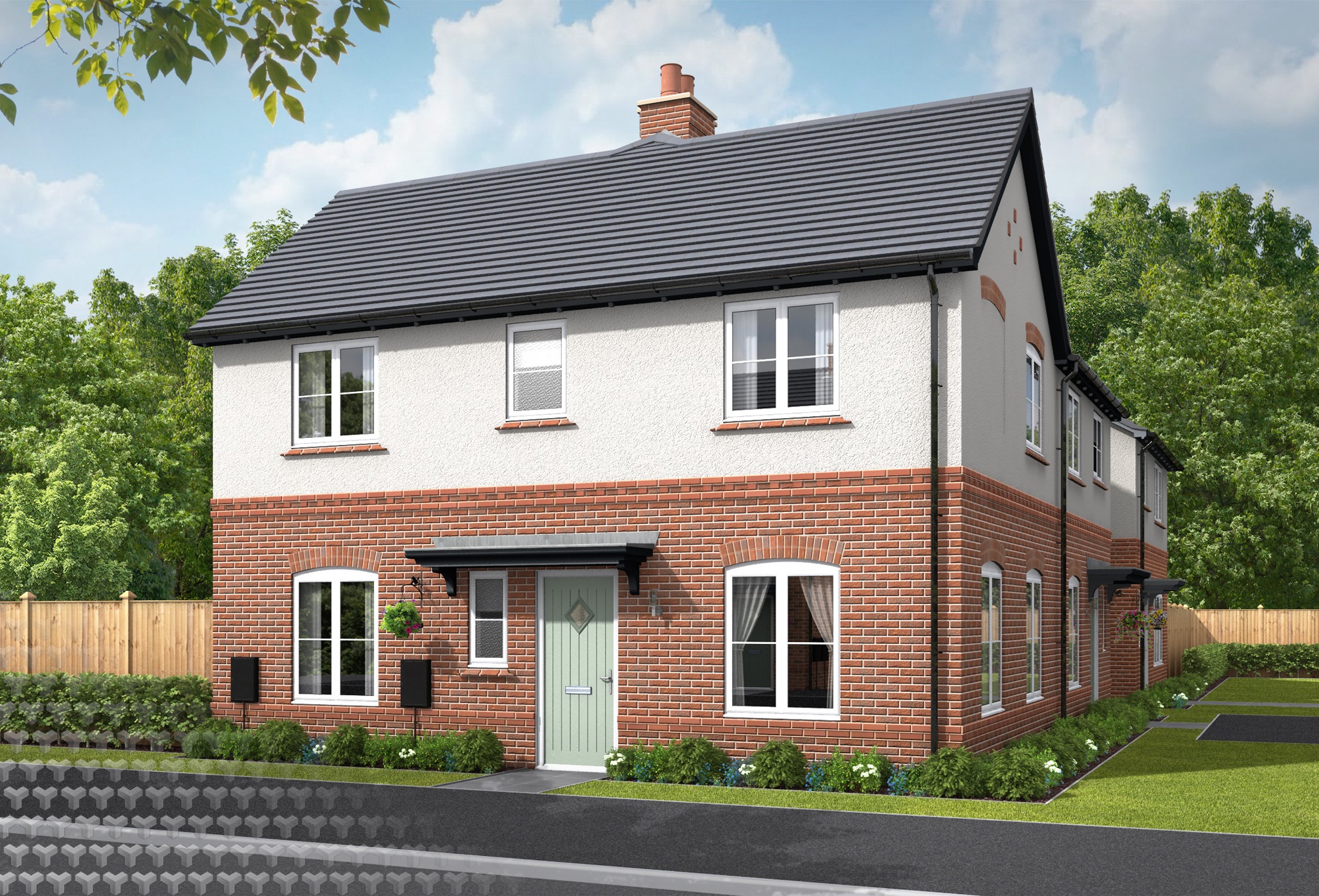 Mayfield at The Oaks — residential exterior CGI