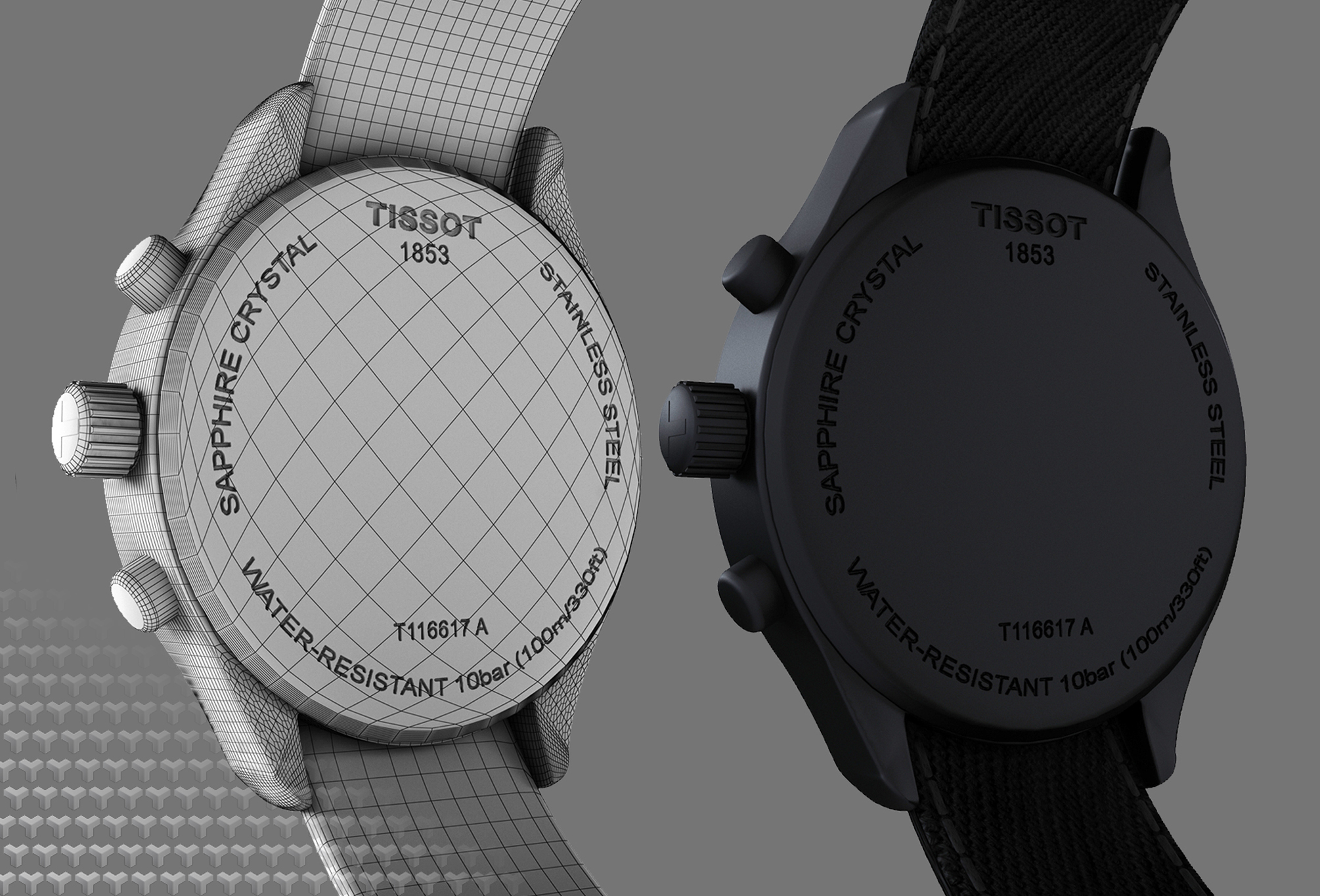 Tissot Watch modelling study — view 3